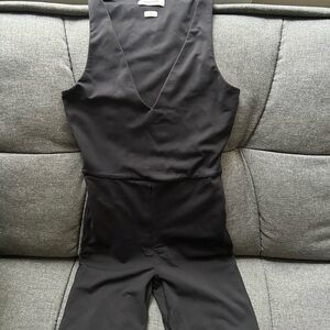 Black Sleeveless Jumpsuit